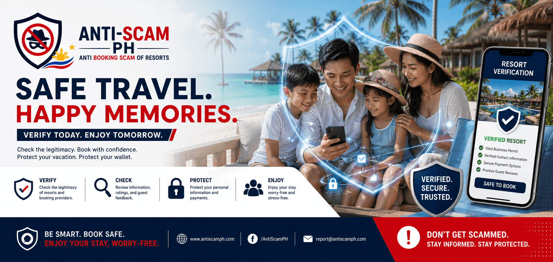 Anti-Scam PH brand poster